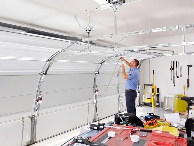Garage door cable repair service by Town 'n' Country Garage Door Repair in Town 'n' Country