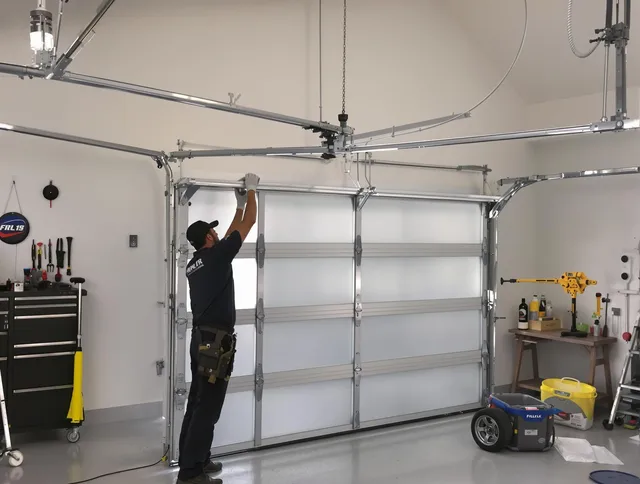 Town 'n' Country Garage Door Repair certified team performing precision garage door installation in Town 'n' Country