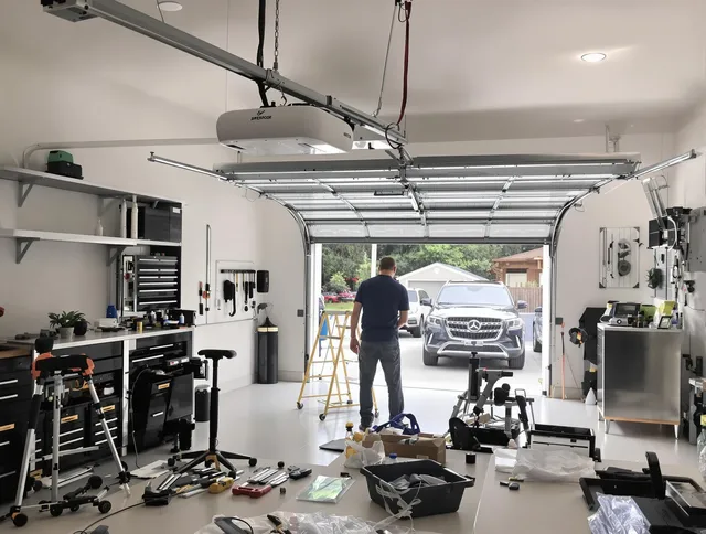 Garage door opener installation by Town 'n' Country Garage Door Repair in Town 'n' Country