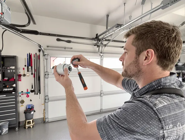 Garage door opener repair service by Town 'n' Country Garage Door Repair in Town 'n' Country