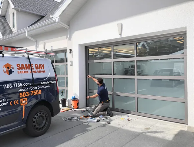 Same-day garage door repair service by Town 'n' Country Garage Door Repair in Town 'n' Country