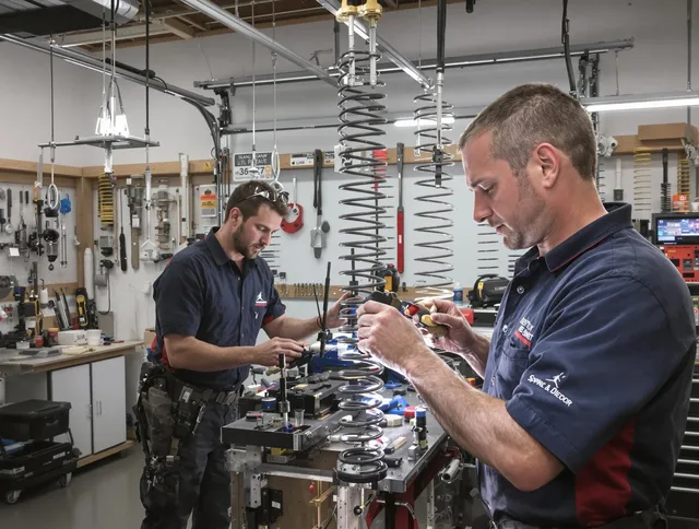 Garage door spring repair service by Town 'n' Country Garage Door Repair in Town 'n' Country